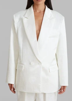 The Frankie Shop Elvira Blazer Ivory Hot