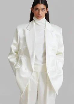 The Frankie Shop Elvira Blazer Ivory Hot