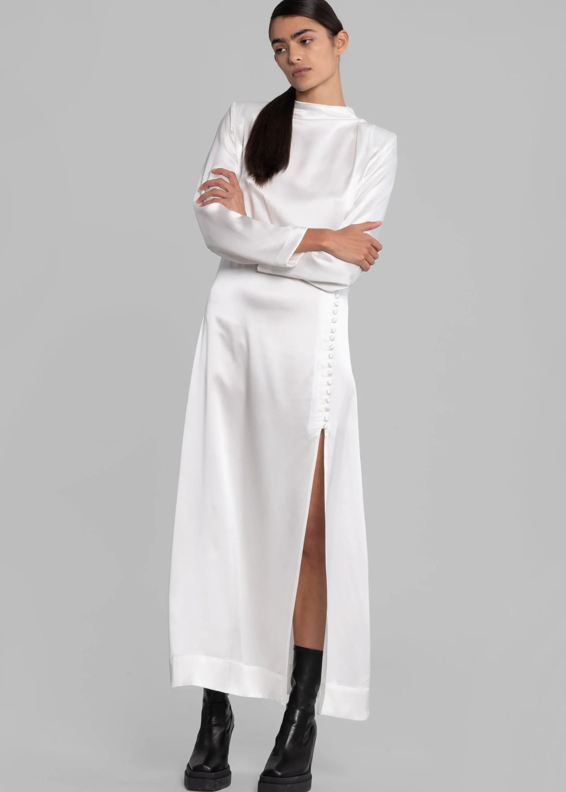 The Frankie Shop Envelope 1976 Campania Dress White Outlet