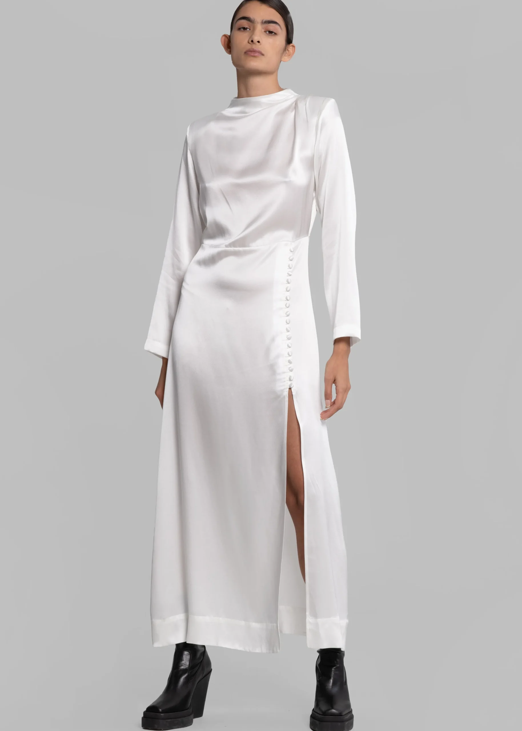 The Frankie Shop Envelope 1976 Campania Dress White Outlet