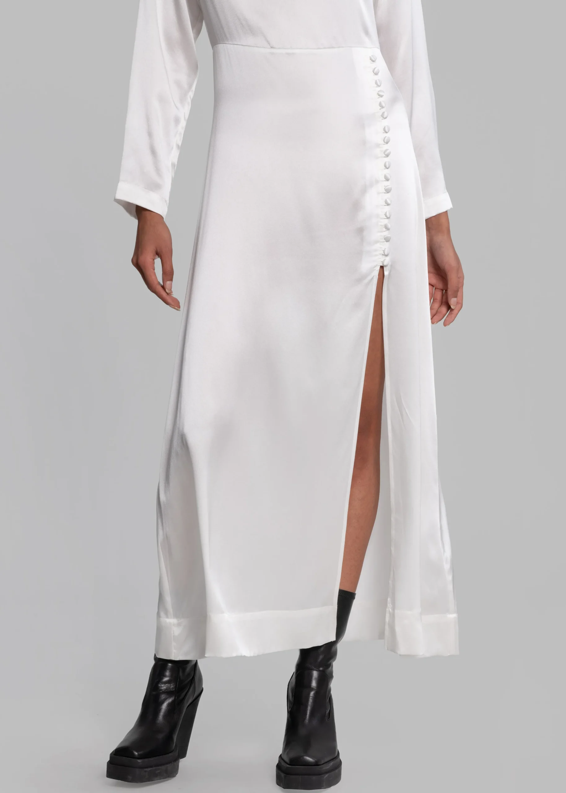 The Frankie Shop Envelope 1976 Campania Dress White Outlet