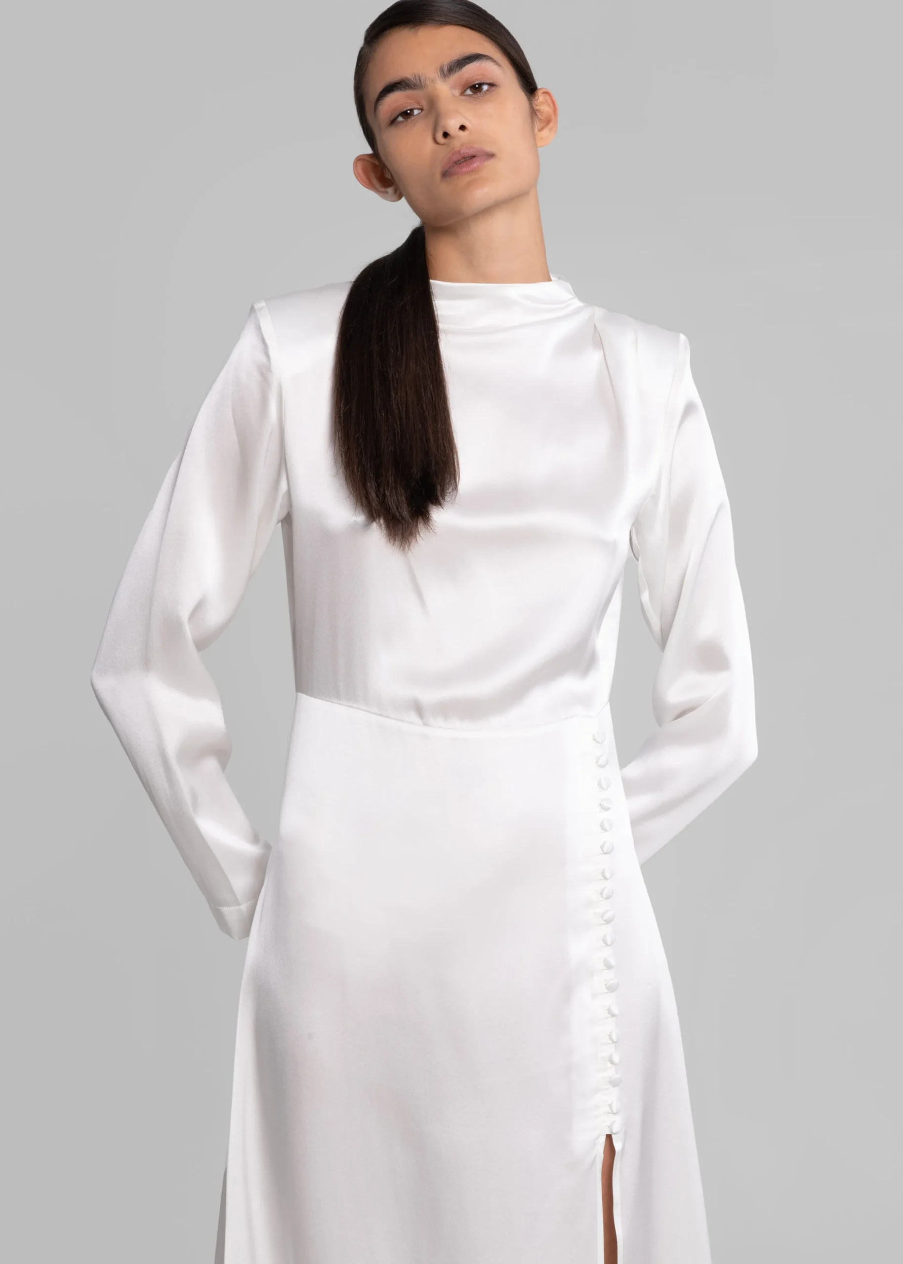 The Frankie Shop Envelope 1976 Campania Dress White Outlet