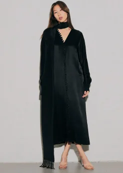 The Frankie Shop Envelope 1976 Cannes Dress Black New