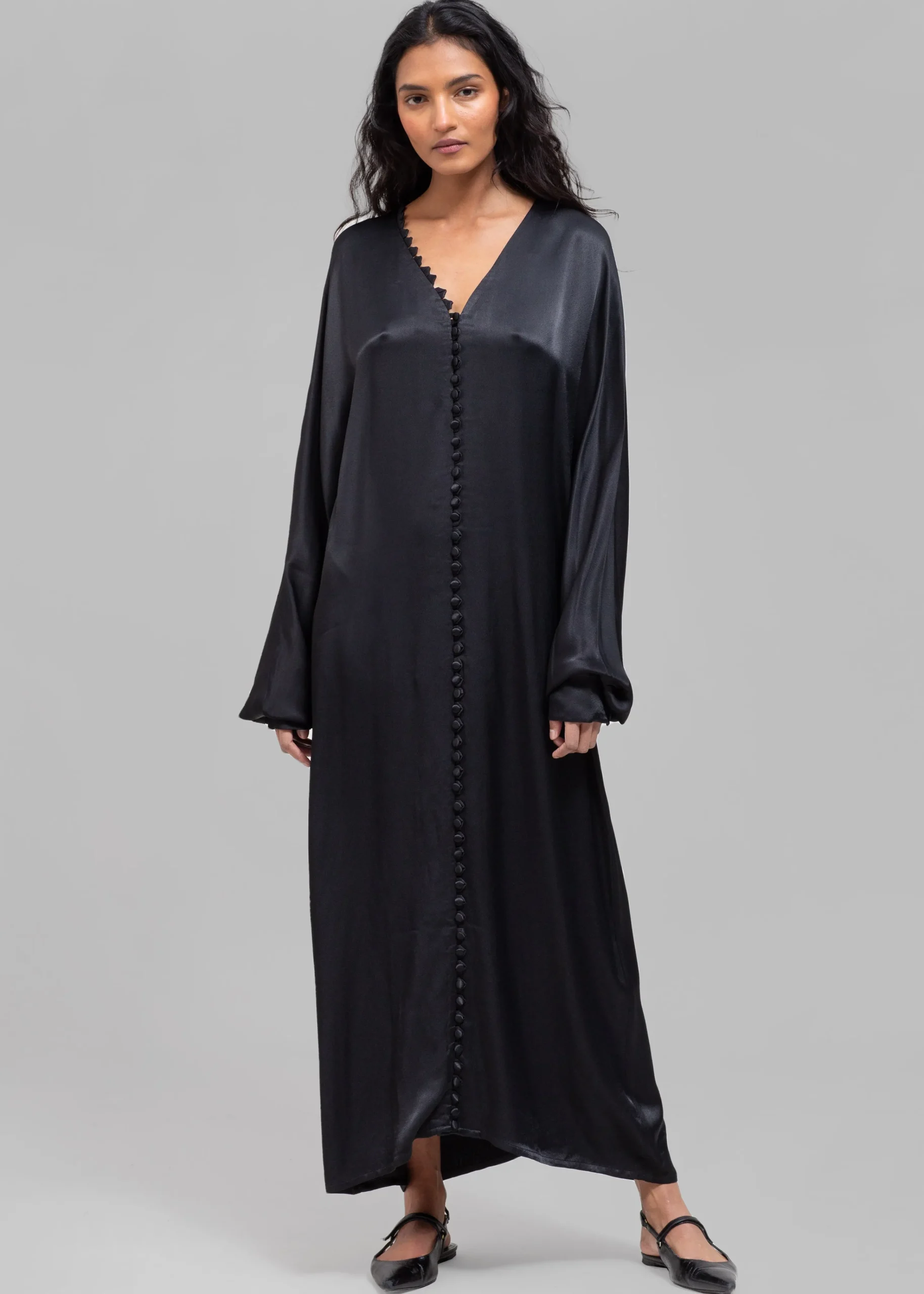 The Frankie Shop Envelope 1976 Cannes Dress Black New