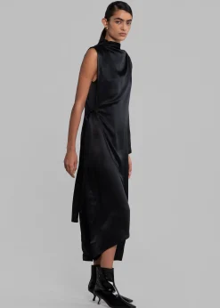 The Frankie Shop Envelope 1976 Nomad Dress Black Outlet