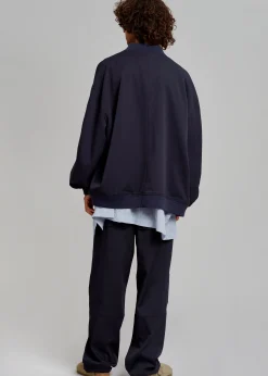 The Frankie Shop Evans Bomber Navy Discount