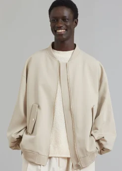The Frankie Shop Evans Bomber Natural New