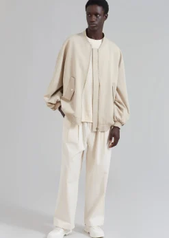 The Frankie Shop Evans Bomber Natural New
