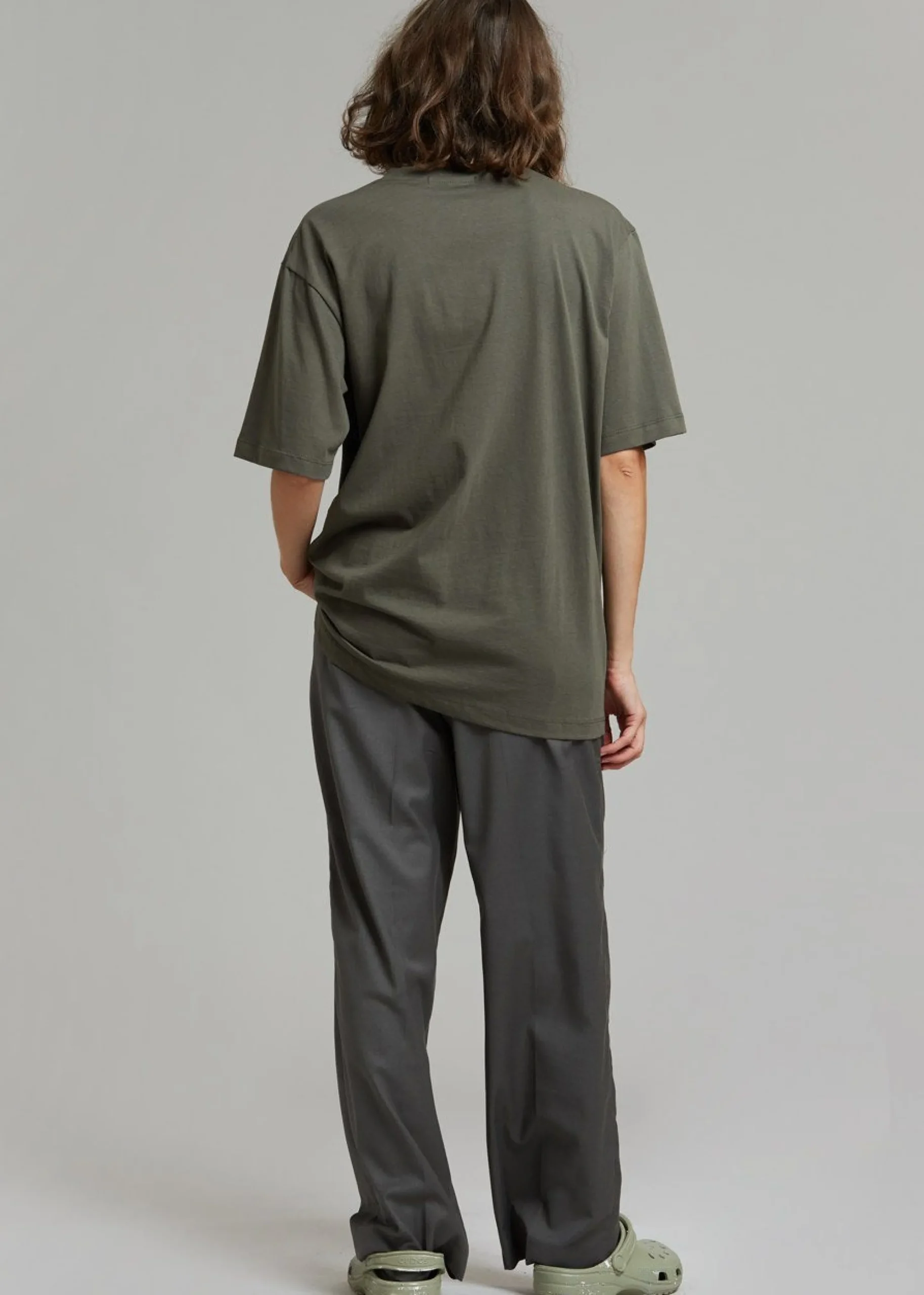The Frankie Shop Evora Tee Olive Clearance