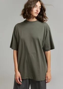 The Frankie Shop Evora Tee Olive Clearance