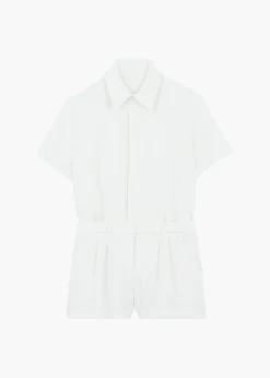 The Frankie Shop Faith Romper White Best