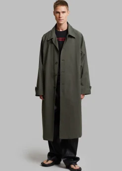 The Frankie Shop Fane Trench Olive Online