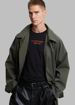 The Frankie Shop Fane Trench Olive Online
