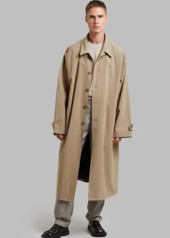 The Frankie Shop Fane Trench Beige Clearance