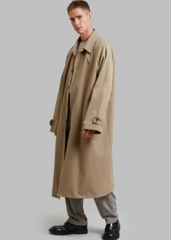 The Frankie Shop Fane Trench Beige Clearance