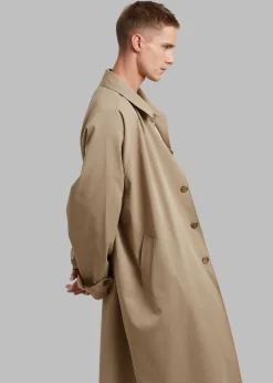 The Frankie Shop Fane Trench Beige Clearance