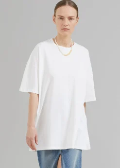 The Frankie Shop Faro Boxy Tee White Sale