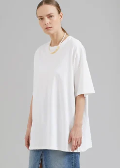 The Frankie Shop Faro Boxy Tee White Sale