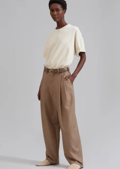 The Frankie Shop Faro Boxy Tee Beige Outlet