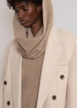 The Frankie Shop Flynn Overcoat Cream Hot