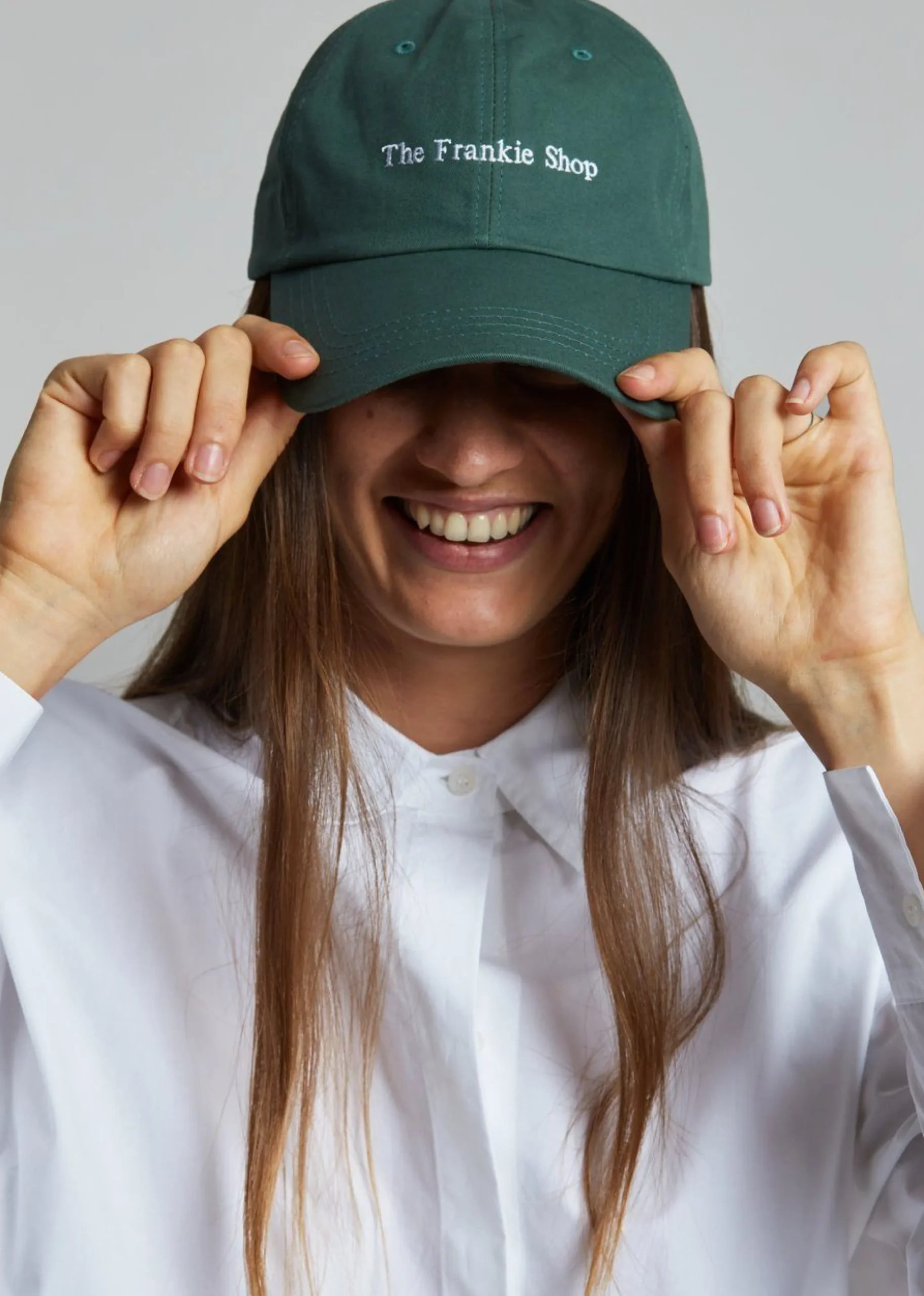 The Frankie Shop Frankie Baseball Cap Pine New