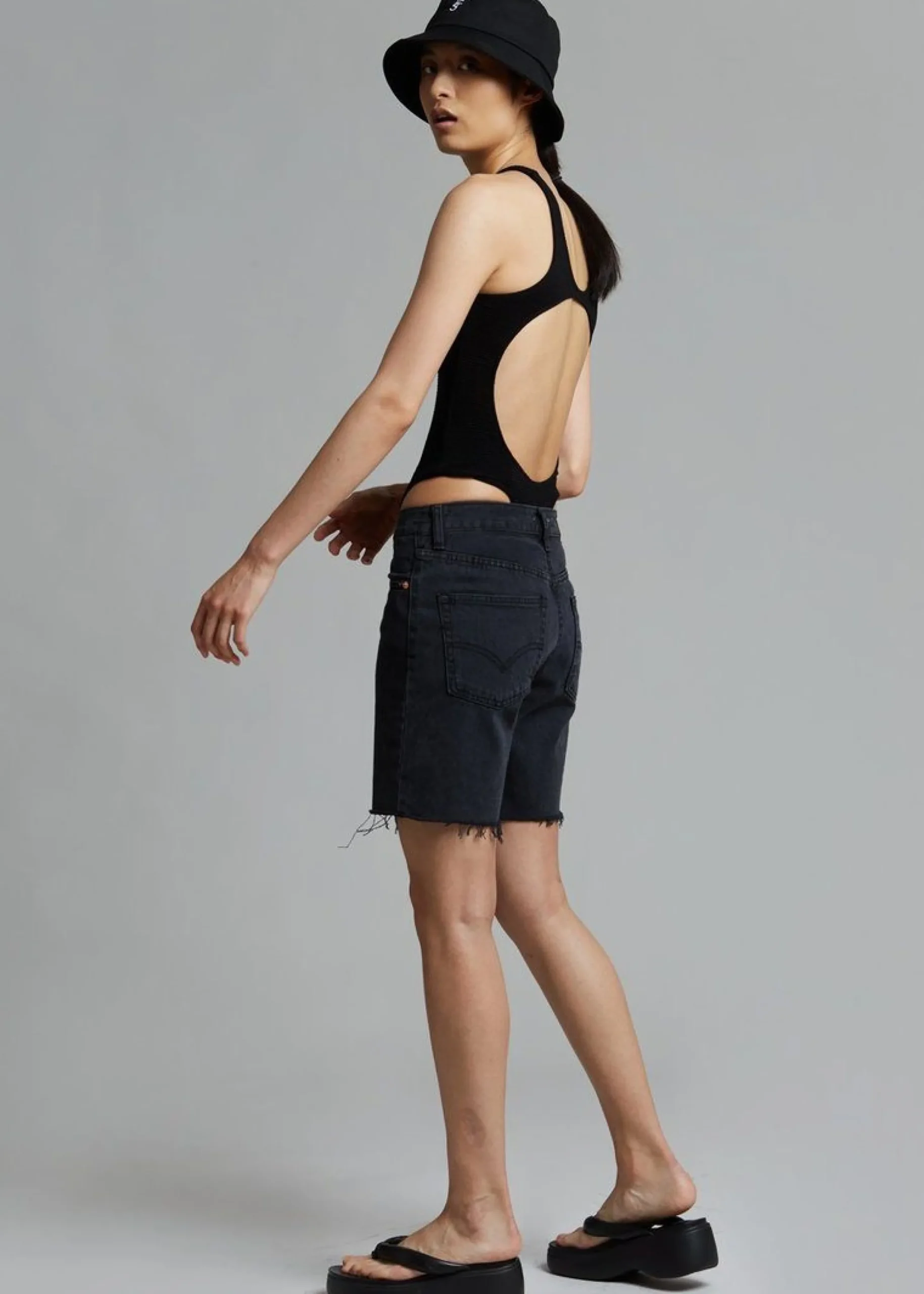 The Frankie Shop Frankie Bucket Hat Black Outlet