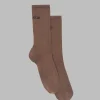 The Frankie Shop Frankie In English Ribbed Socks Brown Best