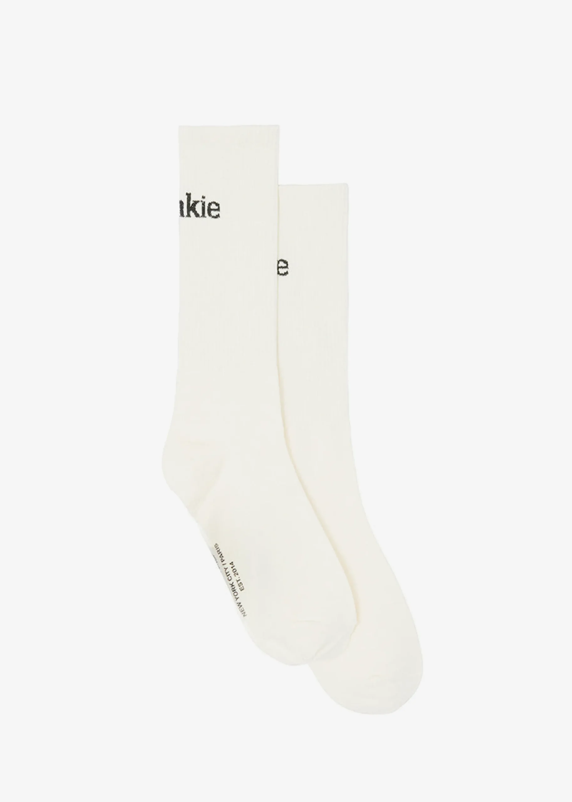 The Frankie Shop Frankie In English Ribbed Socks Vanilla Best