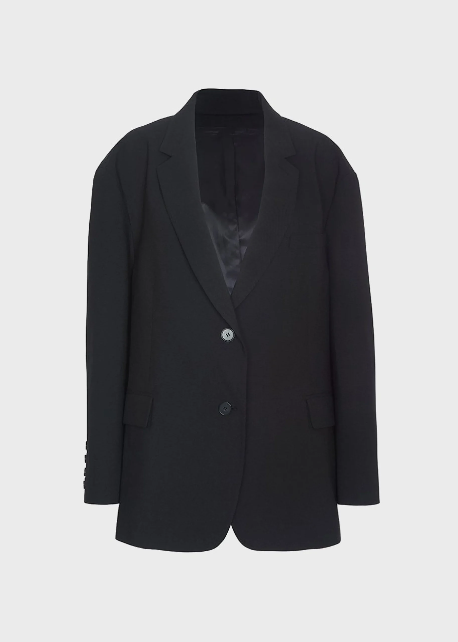 The Frankie Shop Frankie Oversized Boyfriend Blazer Black Outlet