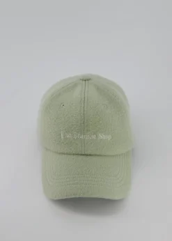 The Frankie Shop Frankie Wool Baseball Cap Sage
