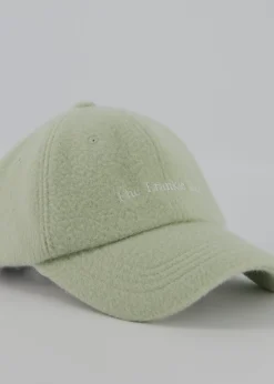 The Frankie Shop Frankie Wool Baseball Cap Sage