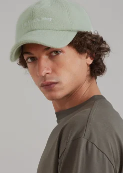 The Frankie Shop Frankie Wool Baseball Cap Sage