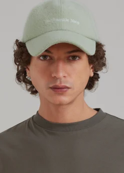 The Frankie Shop Frankie Wool Baseball Cap Sage