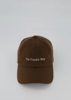 The Frankie Shop Frankie Wool Baseball Cap Chocolate Outlet