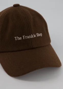 The Frankie Shop Frankie Wool Baseball Cap Chocolate Outlet