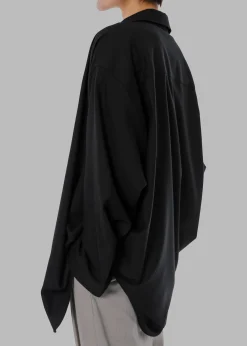 The Frankie Shop Gelso Shirt Black Discount