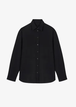 The Frankie Shop Gelso Shirt Black Discount