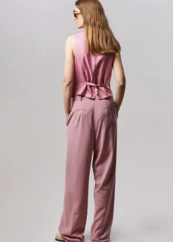 The Frankie Shop Gelso Waistcoat Rose Discount
