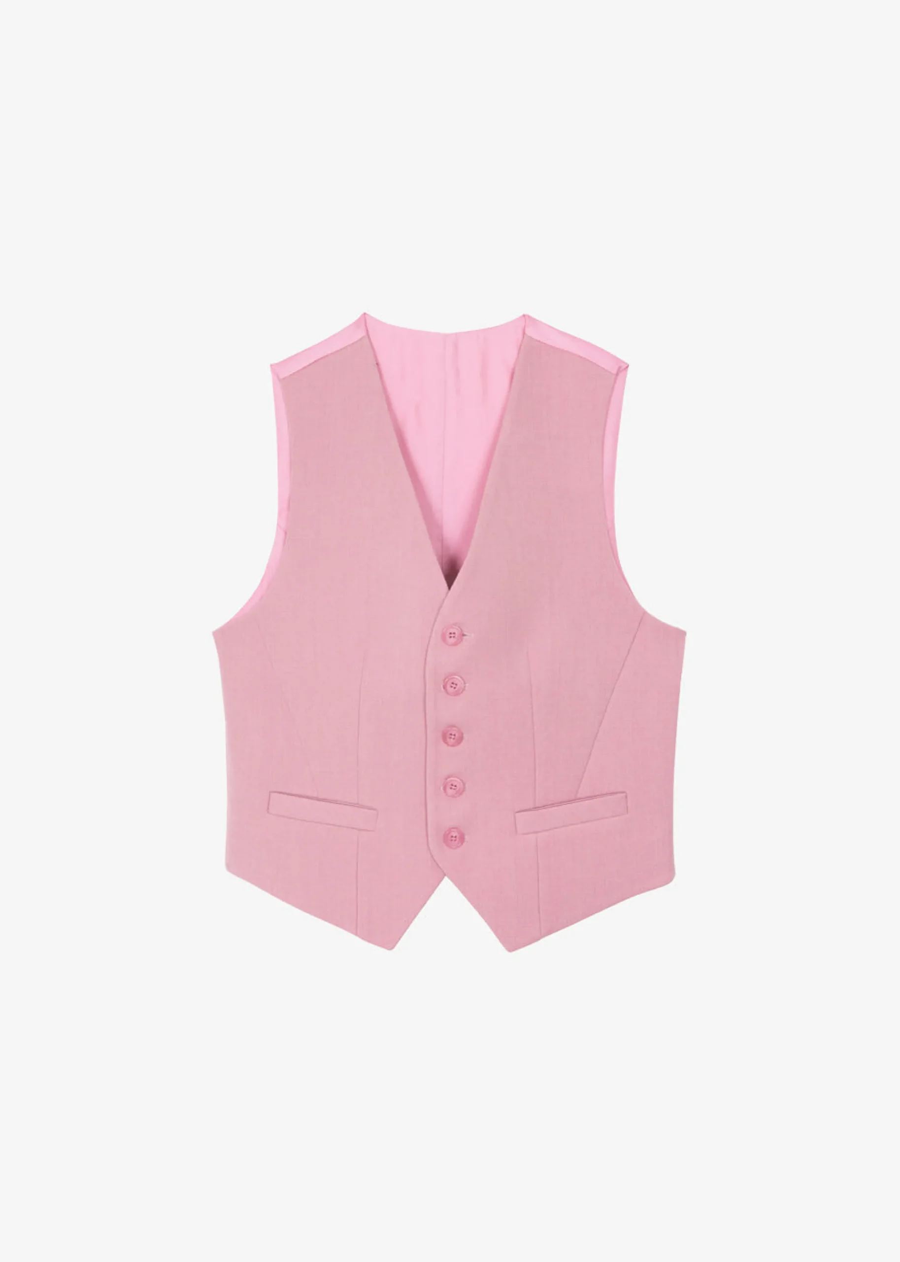 The Frankie Shop Gelso Waistcoat Rose Discount