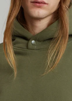 The Frankie Shop Gene Hoodie Dark Olive Clearance