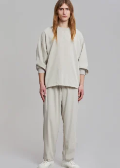 The Frankie Shop Geoff String Sweatshirt Oyster