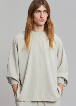 The Frankie Shop Geoff String Sweatshirt Oyster
