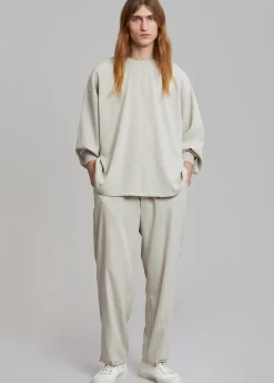 The Frankie Shop Geoff String Sweatshirt Oyster