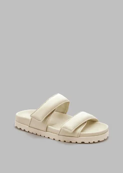 The Frankie Shop Gia Borghini Genderless Perni 11 Nappa Strap Sandal Cream Best