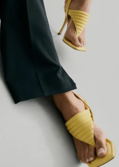 The Frankie Shop Gia Borghini Gia 8 Thong Sandals Butter Yellow Sale