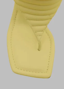 The Frankie Shop Gia Borghini Gia 8 Thong Sandals Butter Yellow Sale