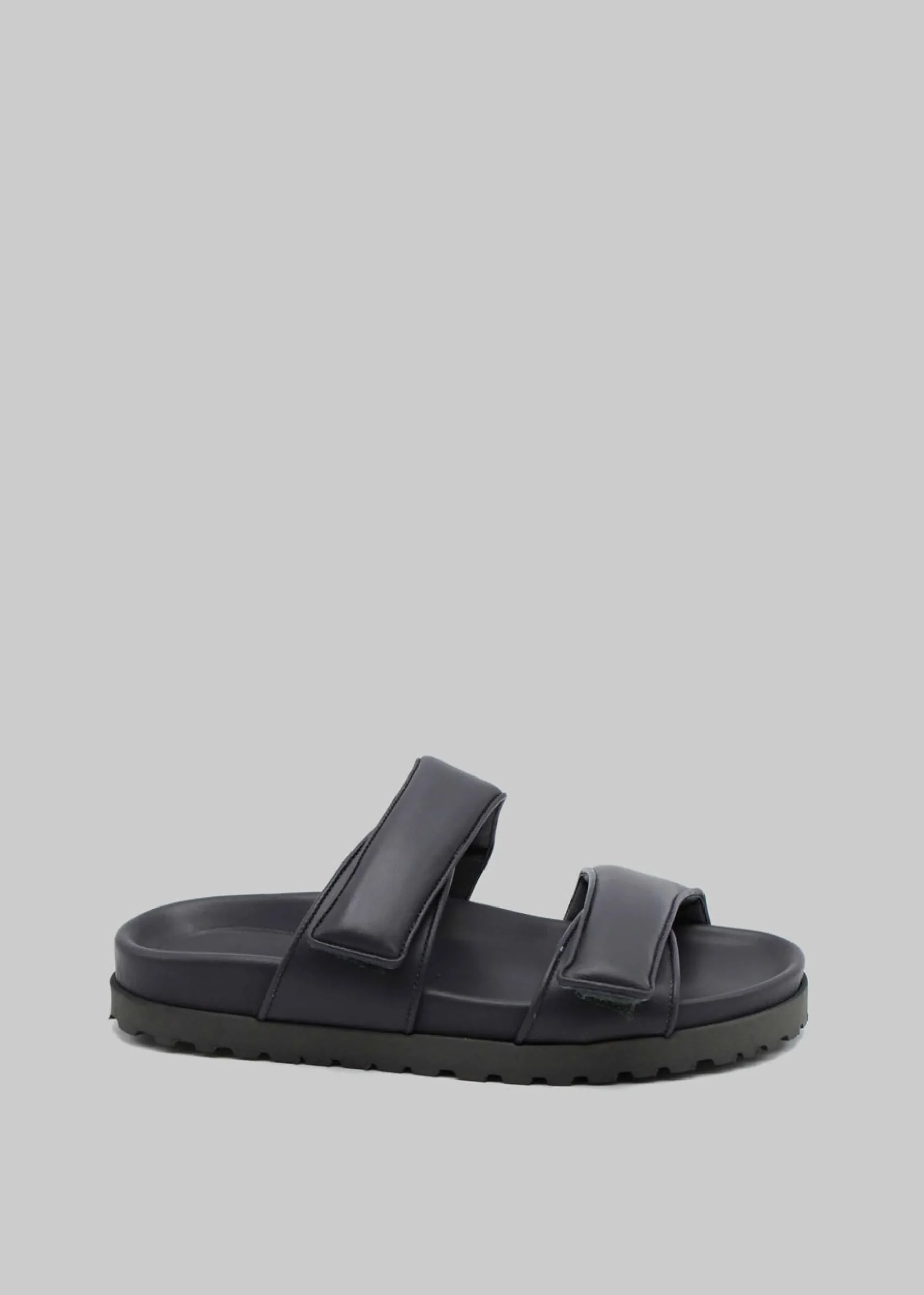 The Frankie Shop Gia X Pernille Double Strap Sandal Anthracite Outlet