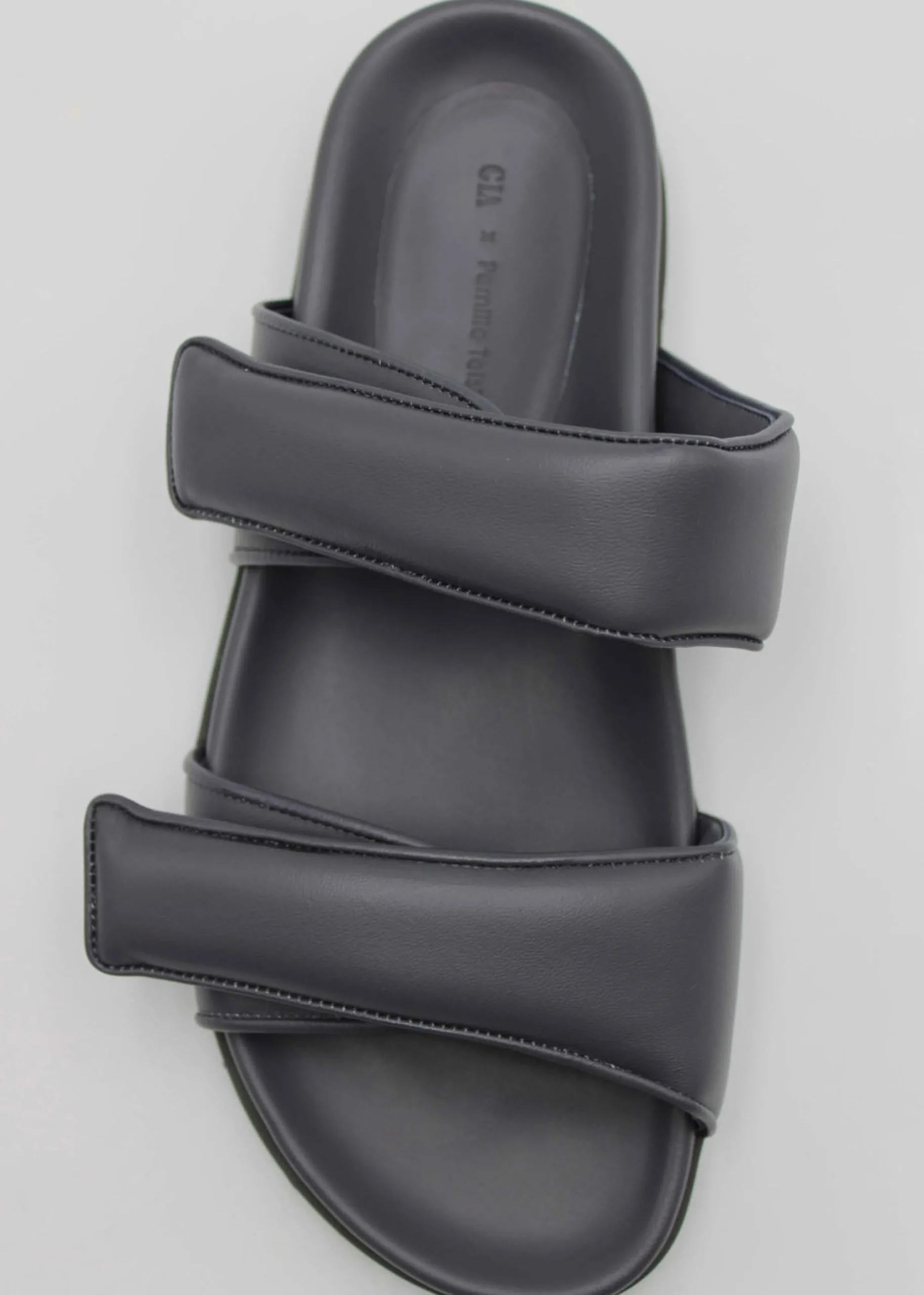 The Frankie Shop Gia X Pernille Double Strap Sandal Anthracite Outlet