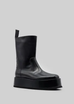 The Frankie Shop Gia X Rhw Rosie 23 Short Flatform Boot Black Best