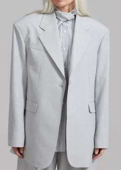 The Frankie Shop Gladys Blazer Grey Sale